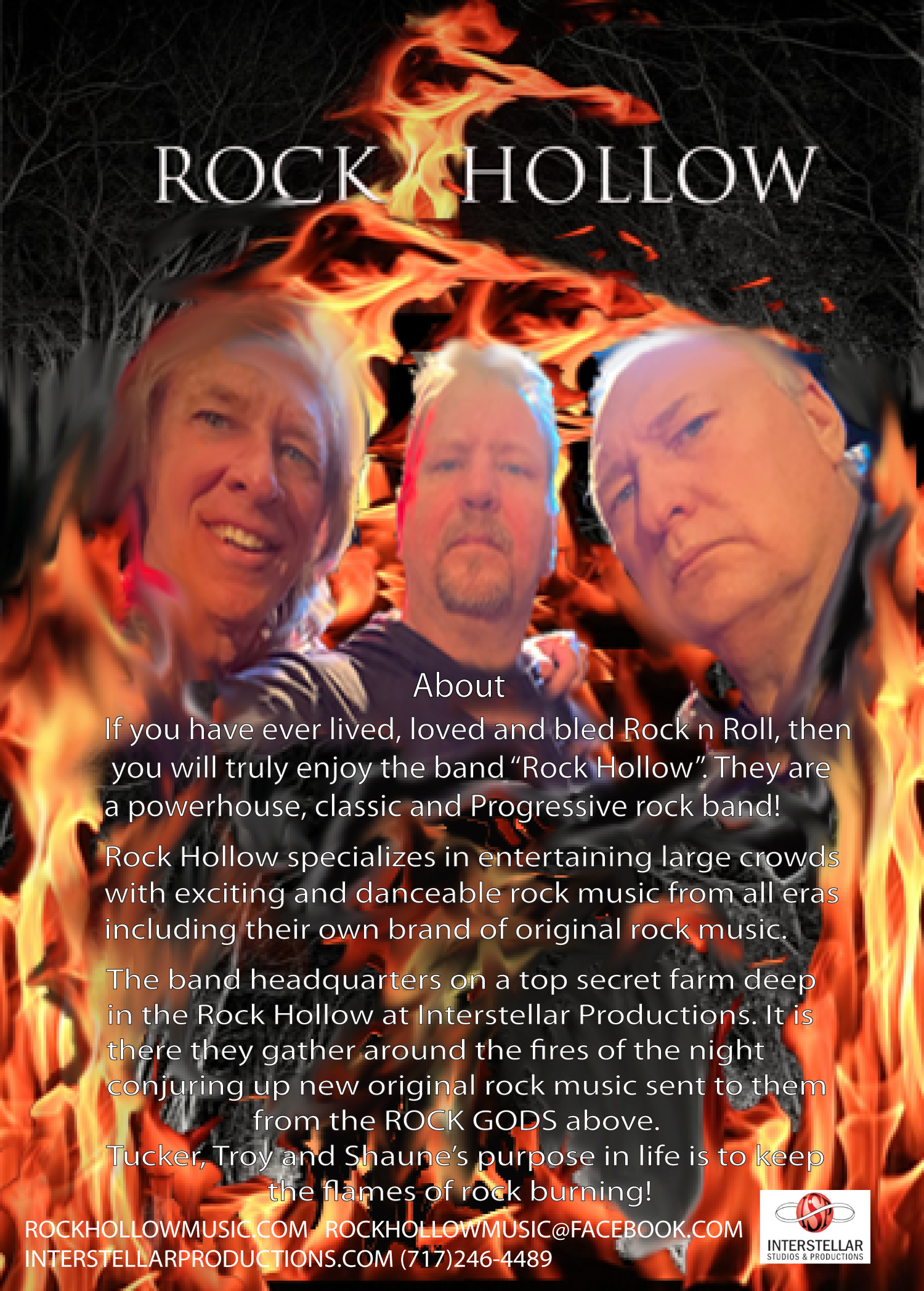Rock Hollow Band Bio Card